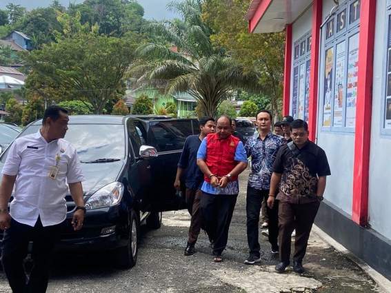 Mantan wakil wali kota Tarakan, Khaeruddin Arief Hidayat yang dieksekusi ke Lapas Tarakan beberapa waktu lalu.