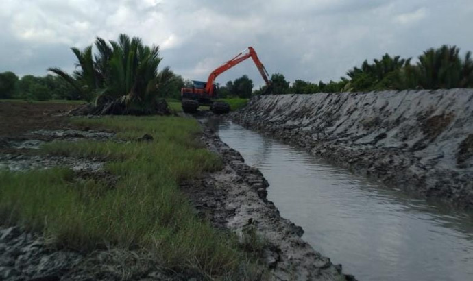 BELUM DIBEBASKAN: Lahan warga yang masuk dalam kawasan ISI belum ada kejelasan ganti rugi.