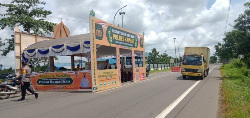 Pos penyekatan darat. (Int)