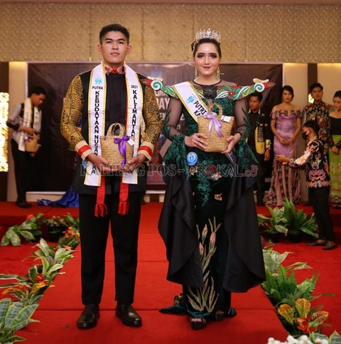 WAKIL KALTENG: Doni Miseri Cordias Domini dan Cindy Destasya Masal mewakili Kalteng ke ajang PPKN tingkat nasional pada November 2021. BAWI BALINGA MANAGEMENT UNTUK KALTENG POS