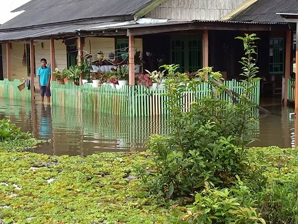 Banjir di Kotawaringin Barat, Kalteng.