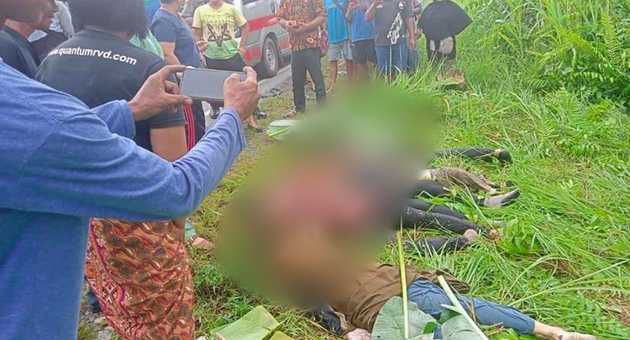 Korban kecelakaan di Pulang Pisau, Kalteng.