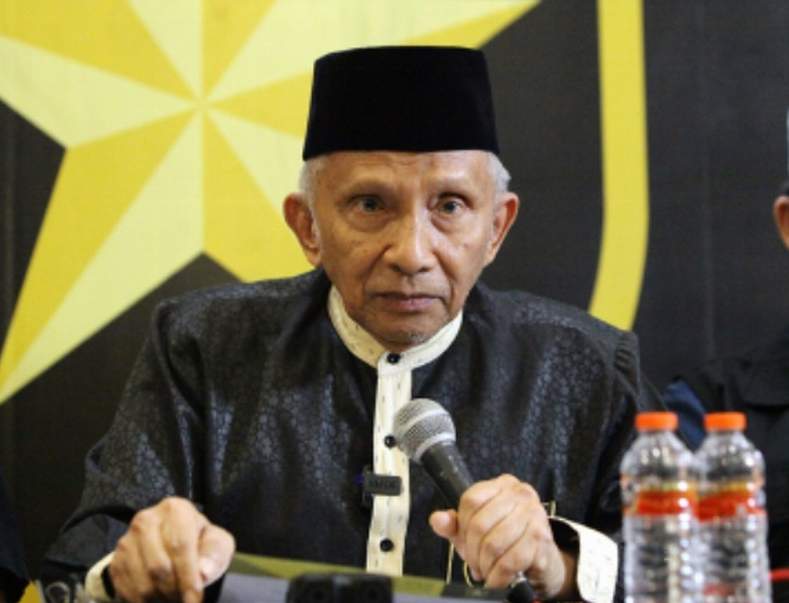 Ketua Majelis Syuro Partai Ummat Amien Rais (Dery Ridwansah/ JawaPos.com)