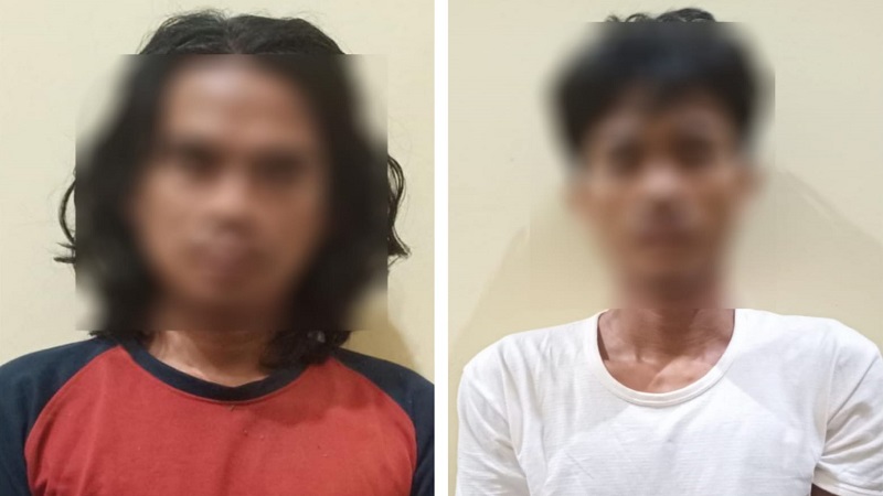 Pelaku tindak pidana pencurian dengan pemberatan, diamankan di Polres Seruyan. (FOTO : POLRES SERUYAN).