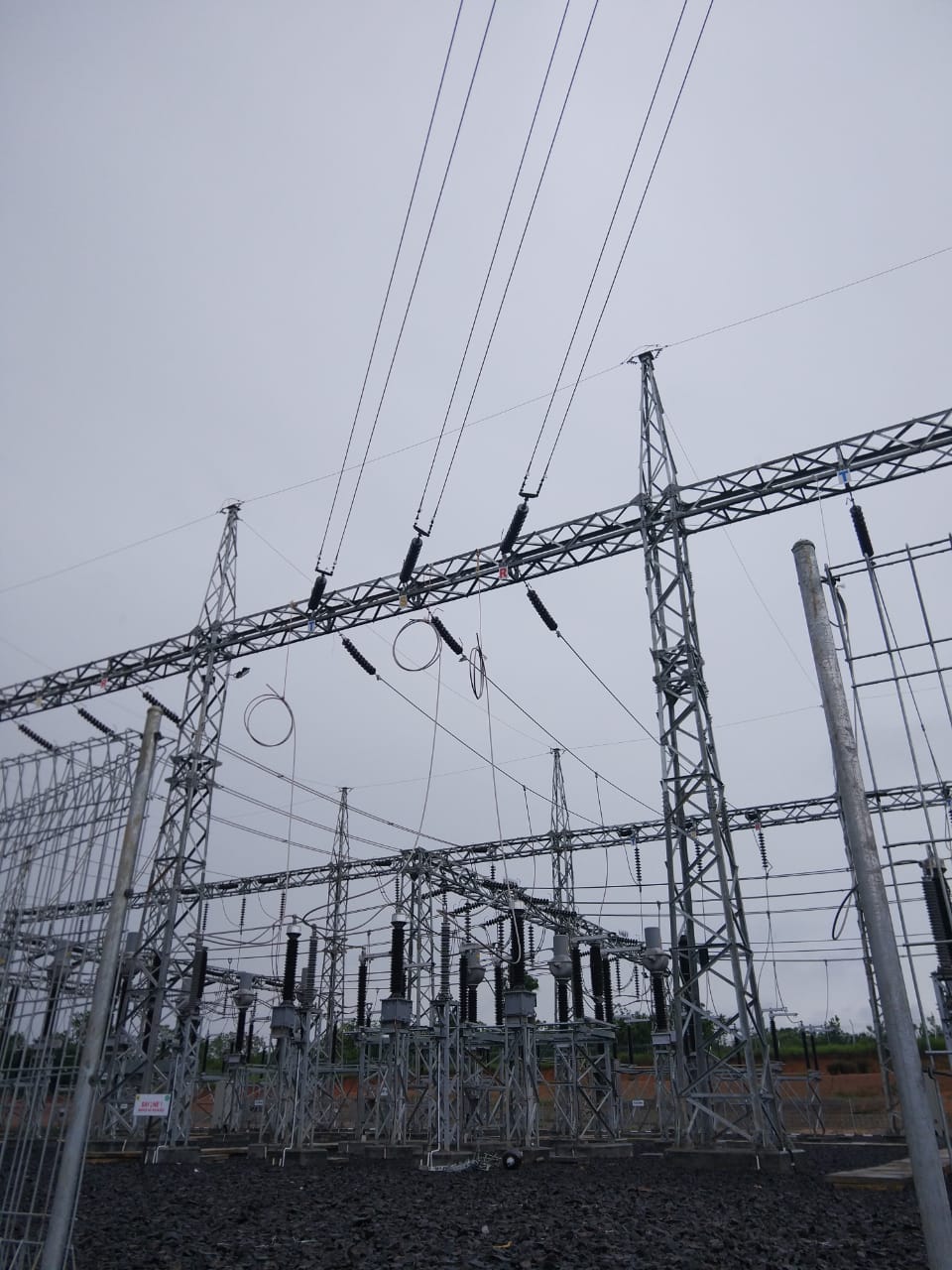 KERJA NYATA : Pembangunan Gardu Induk 150kV dan SUTT 150 kV Kuaro-Grogot berhasil dilaksanakan dengan baik dan lancar.