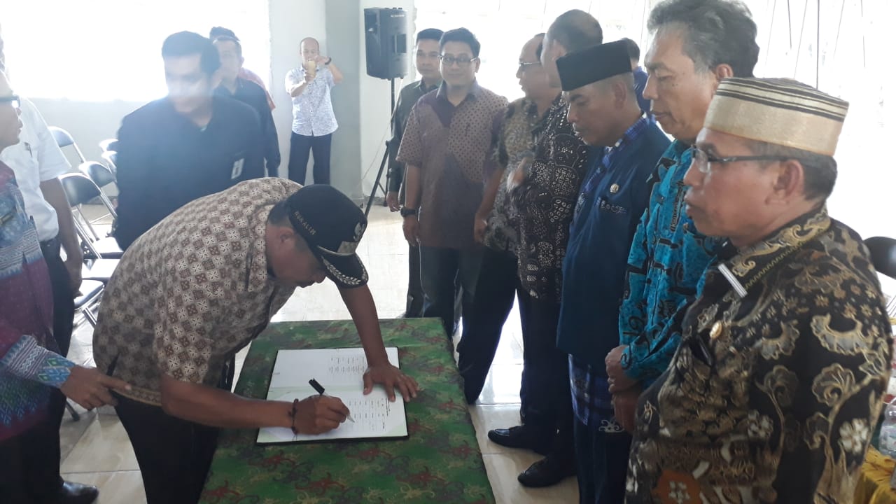 Musrenbang 2020 tingkat kecamatan di Teluk Pandan. (Foto: Fuji Humas)