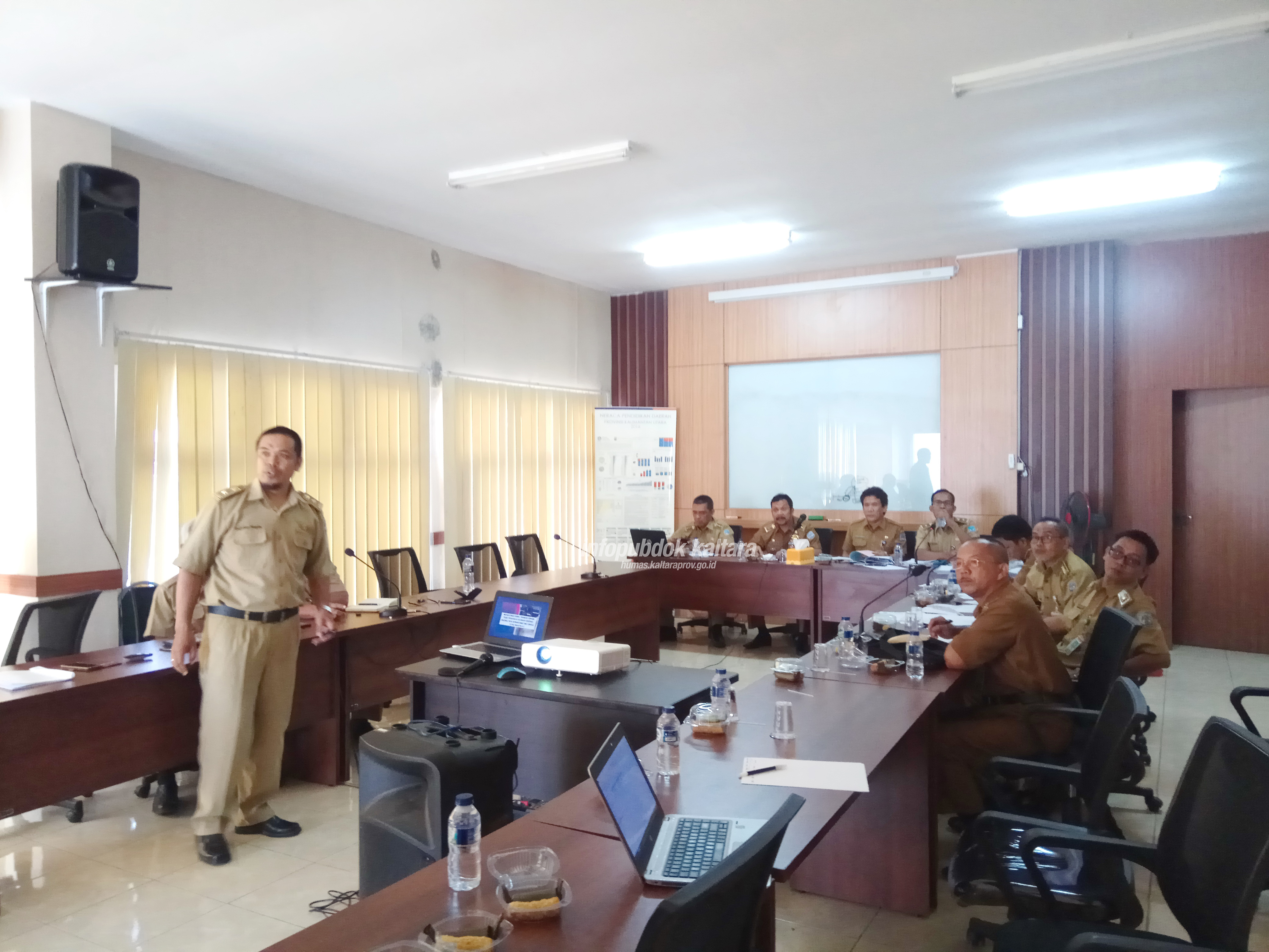 SELEKSI : Pelaksanaan seleksi calon kepsek untuk SMA, SMK dan SLB negeri di Kaltara, kemarin (24/6).