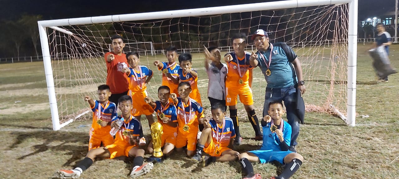 SANG JUARA : SBB Telkom bakal mewakili Kaltim pada Piala Menpora U-12 Seri Nasional di Palembang, 11-16 September nanti.