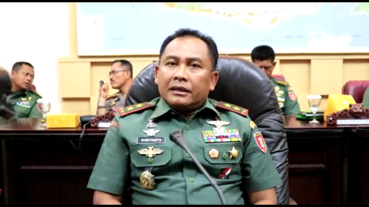 Pangdam VI/Mulawarman Mayjen TNI Subiyanto.