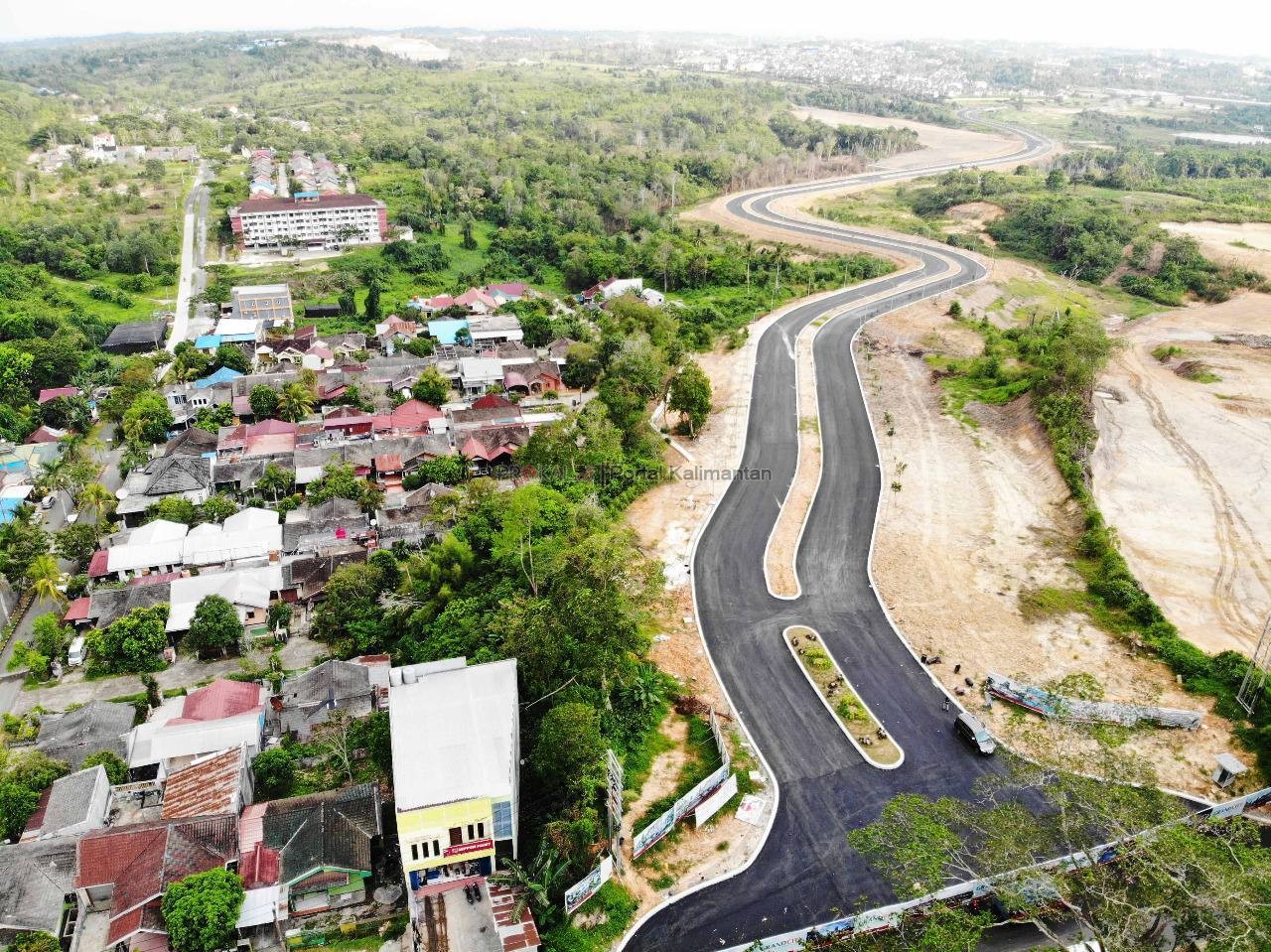 SEMAKIN CEPAT: Bukan saja dari segi aksesibilitas, jalan tembus ini nantinya dapat menciptakan kawasan bisnis dan perekonomian baru di Kota Balikpapan.