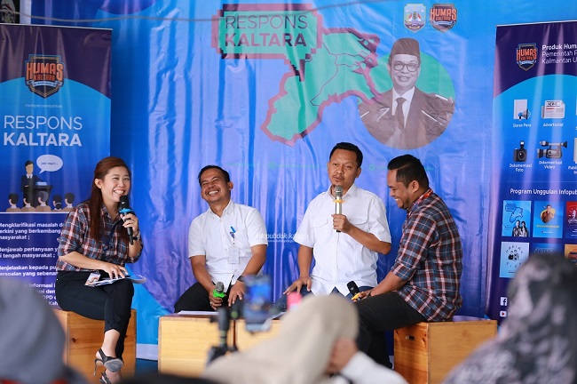 DOKTER TERBANG : Kabid Yankes SDK, Dedy Prasetya Noor bersama dr Andy Kurniawan Sp. OG saat menjadi narasumber pada Reskal edisi ke-2 tahun 2020, Rabu (22/1).