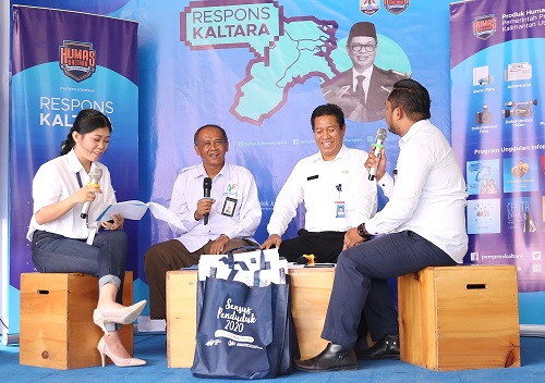 EDISI 71 : Program Respons Kaltara edisi ke 71 menghadirkan narasumber Kepala BPS Kaltara, Eko Marsoro, dan Plt Kepala Disdukcapil Kaltara, Sumaji di Kedai 99 Jalan Lembasung, Rabu (19/2).
