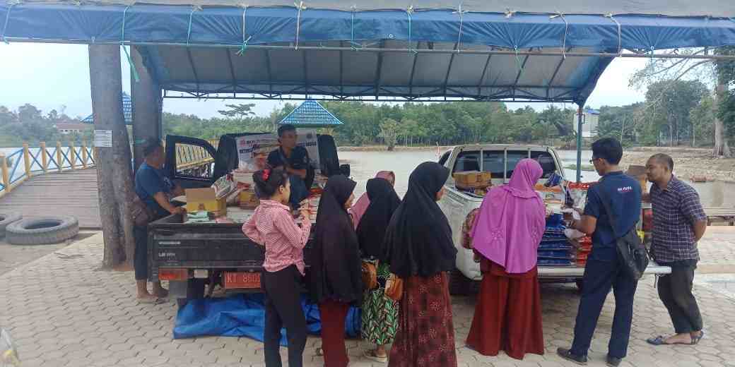 STABILITAS HARGA: Suasana pasar murah sebelum pandemi Covid-19 pada 2019 lalu.