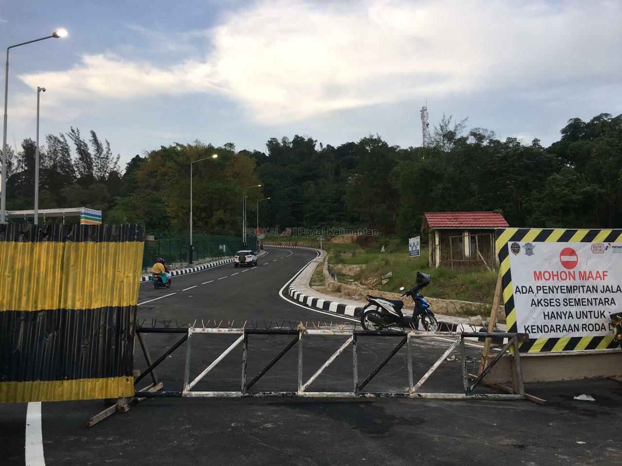 Persimpangan Jalan Bongas menuju Jalan Yos Sudarso atau Jalan Minyak Balikpapan. (rin/pro)