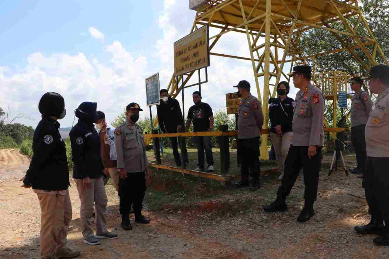 PANTAU LOKASI IKN: Dijadwalkan Mabes Polri bakal pindah di ibu kota negara (IKN) kawasan Penajam Paser Utara dan sebagai persiapan Polda Kaltim telah melakukan langkah yang diperlukan sambil menunggu instruksi pemerintah pusat.