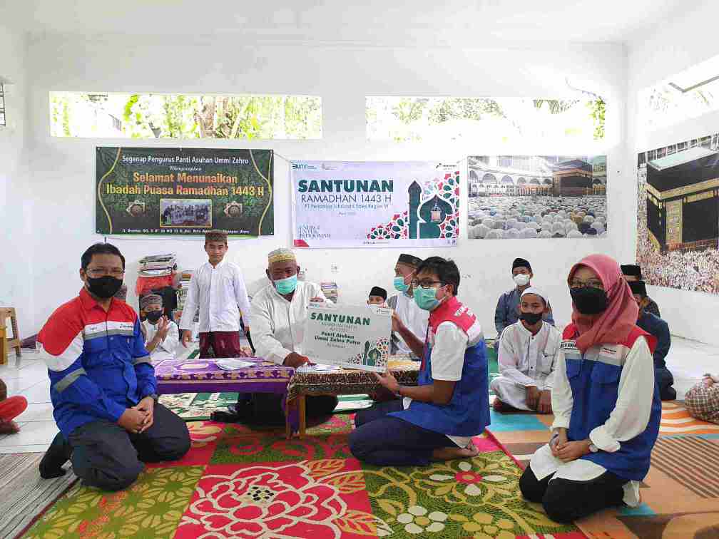 PT Pertamina Lubricants Sales Region VI melaksanakan kegiatan donasi CSR berupa santunan anak yatim dhuafa di panti asuhan dan yayasan yang berada di sekitar wilayah kerja perusahaan.