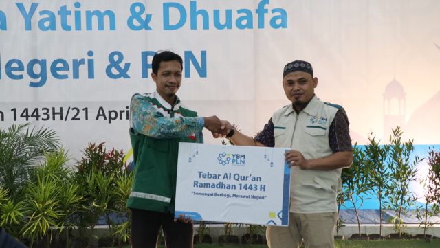 BERBAGI: PLN terus memberikan manfaat bagi seluruh masyarakat serta membantu membangun perekonomian umat.