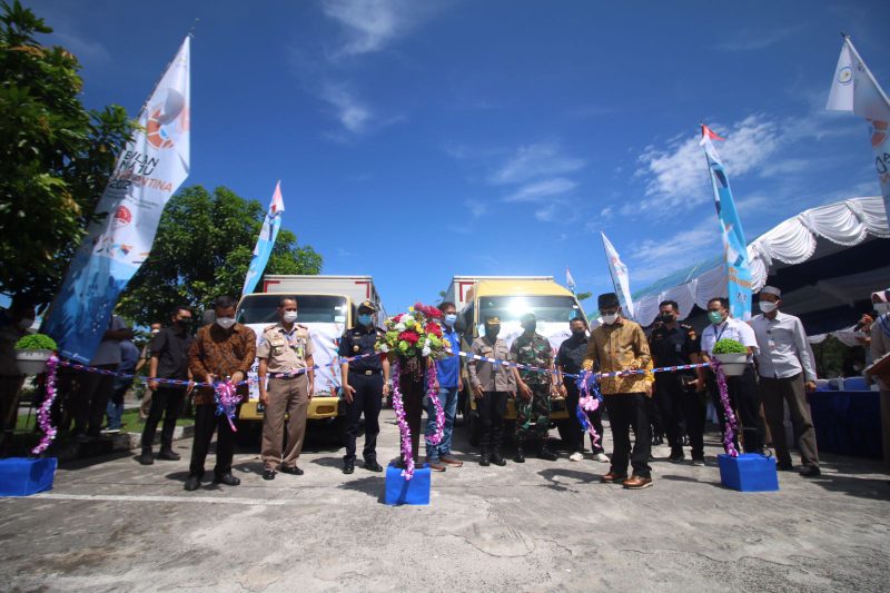 Sebanyak 5 ton kepiting dari CV 3A diekspor menuju Shenzhen, Tiongkok, dengan direct call dari Bandara SAMS Sepinggan, Ahad (22/5).