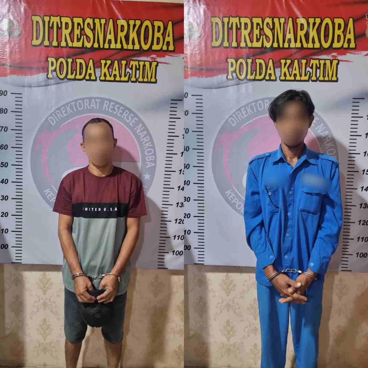 Direktorat Reserse Narkoba Polda Kaltim berhasil menangkap dua pengedar sabu, MR (45) dan H (52).