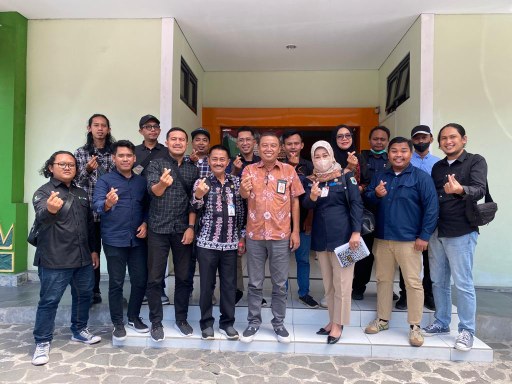 PENGALAMAN BARU: DKISP Paser bersama wartawan di Paser mengunjungi kantor Diskominfosan Kota Yogyakarta dalam agenda peningkatan wawasan atau Studi Tiru, Kamis (1/9).