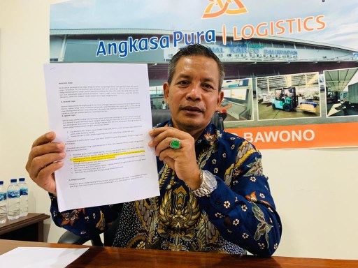 Branch Manager PT Angkasa Pura Logistik Kantor Cabang Balikpapan, Lasono, mengklaik pemberlakuan surcharge 300 persen bagi sarang walet yang masuk kategori valuable gods sudah sesuai regulasi dan kesepakatan.