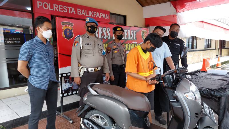 WDC terancam penjara lima tahun setelah aksi pencurian kendaraan bermotornya terbongkar.