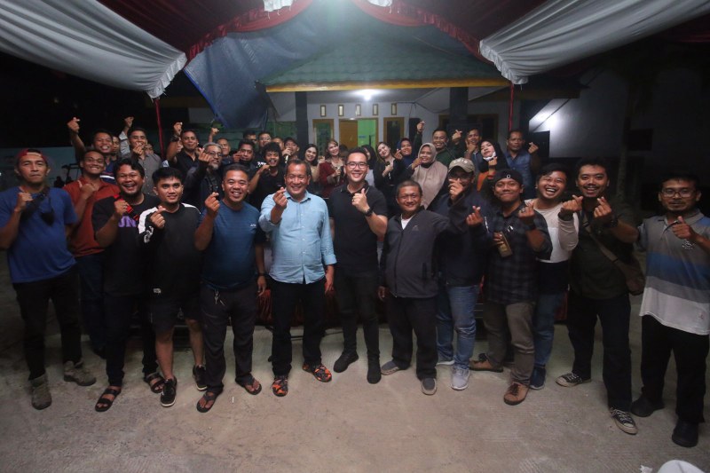 Detasemen Intelijen Kodam VI/Mulawarman menggelar silaturahmi dengan awak jurnalis di Kota Balikpapan, Rabu (23/11) malam. (foto: anggi praditha)