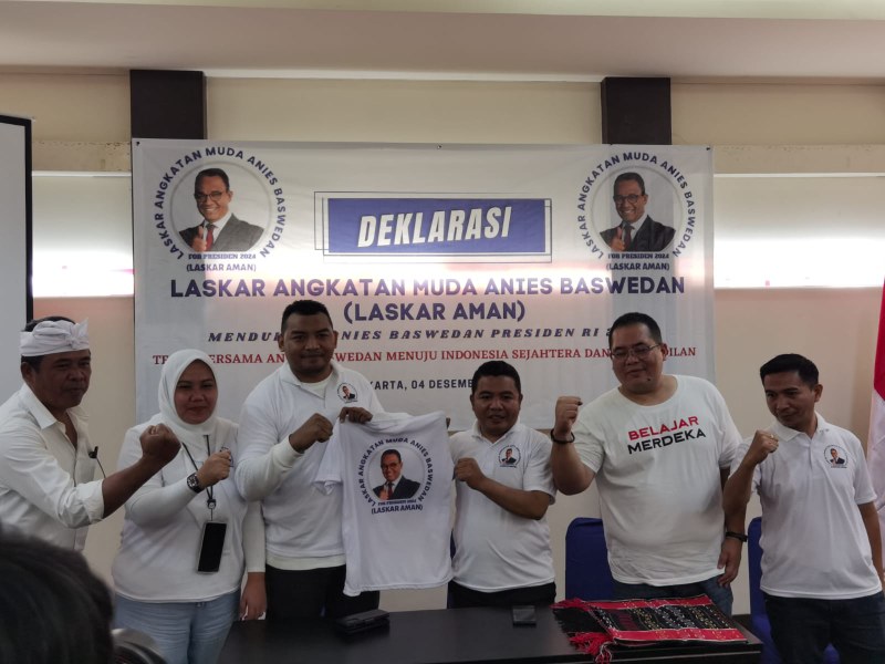 Laskar Aman yang terdiri dari para tokoh pendidikan dan tokoh lintas agama siap mendukung Anies Baswedan maju Capres 2024. (FOTO : DOK)