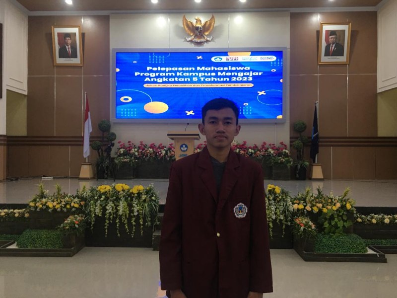 Ilham Arief, salah satu mahasiswa peserta Kampus Mengajar Angkatan 5 yang siap membantu peningkatan literasi dan numerasi para siswa di jenjang Sekolah Dasar (SD) di Provinsi Gorontalo. (FOTO : DOK)