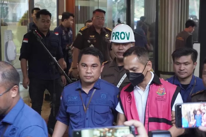 Kejaksaan Agung (Kejagung) tetapkan Direktur Utama PT Basis Utama Prima Muhammad Yusrizki tersangka kasus dugaan korupsi penyediaan infrastruktur Base Tranceiver Station (BTS) (Dok.Kejagung)