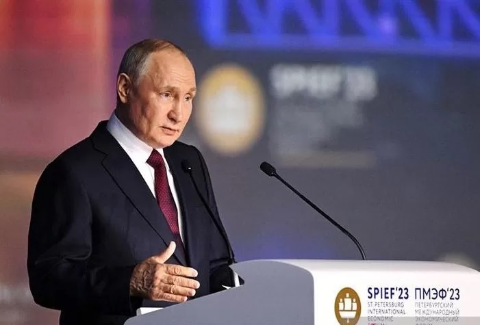 Presiden Rusia Vladimir Putin. (Siaran Pers Kremlin/Xinhua/Antara)