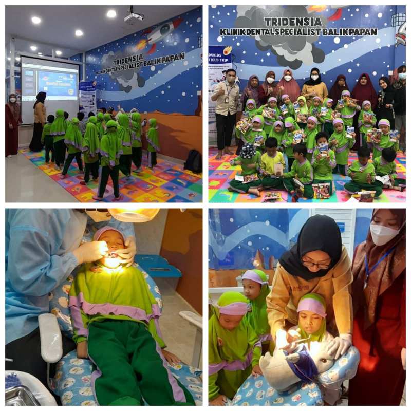 DENTAL EDUKIDS: Suasana field trip di Dental Edukids yang disediakan oleh Klinik Dental Spesialist Balikpapan.