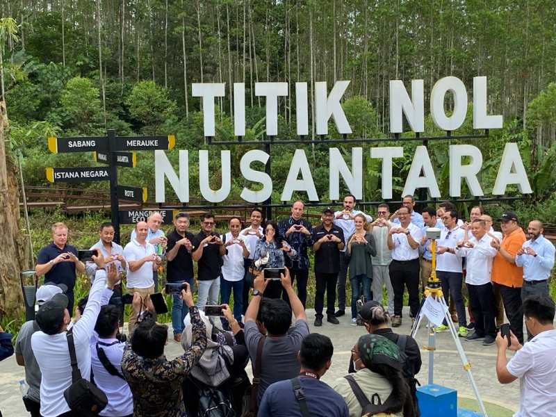 Otorita Ibu Kota Nusantara (OIKN) mendorong kolaborasi lintas negara untuk wujudkan IKN sebagai kota hutan berkelanjutan (sustainable forest city). (Foto : Erik Alfian/Prokal.co)