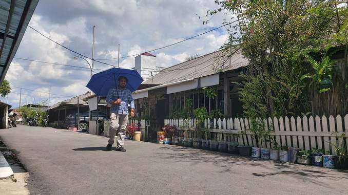 MASUK KEMARAU: Cuaca terik yang melanda Kabupaten Berau, akhir-akhir ini.