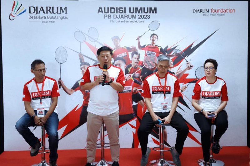 Sebanyak 2.200 pebulutangkis belia bakal ambil bagian pada Audisi Umum PB Djarum 2023 di GOR Djarum, Jati, Kudus, Jawa Tengah.  (PB DJARUM untuk Prokal.co)