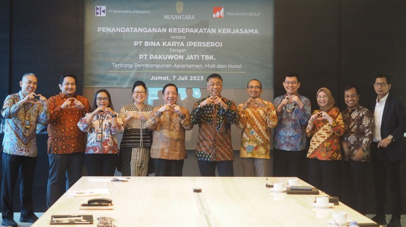 PT Pakuwon Jati Tbk dan PT Bina Karya (Persero) sepakat bekerjsama untuk membangun pusat perbelanjaan di IKN. Penandatangan kerjasama berlangsung di Gandaria 8 Office Tower pada Jum