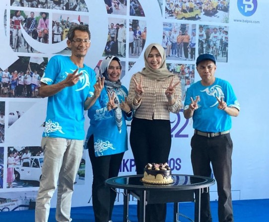 Relasi dari bisnis otomotif, Astra Motor Kaltim 1, turut hadir memberi ucapan di ulang tahun ke-22 Balikpapan Pos.