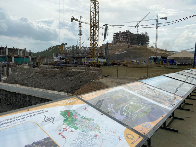 OIKN mengajukan anggaran untuk menangani infrastruktut IKN tahun depan. (Foto : Erik Alfian/Prokal.co)