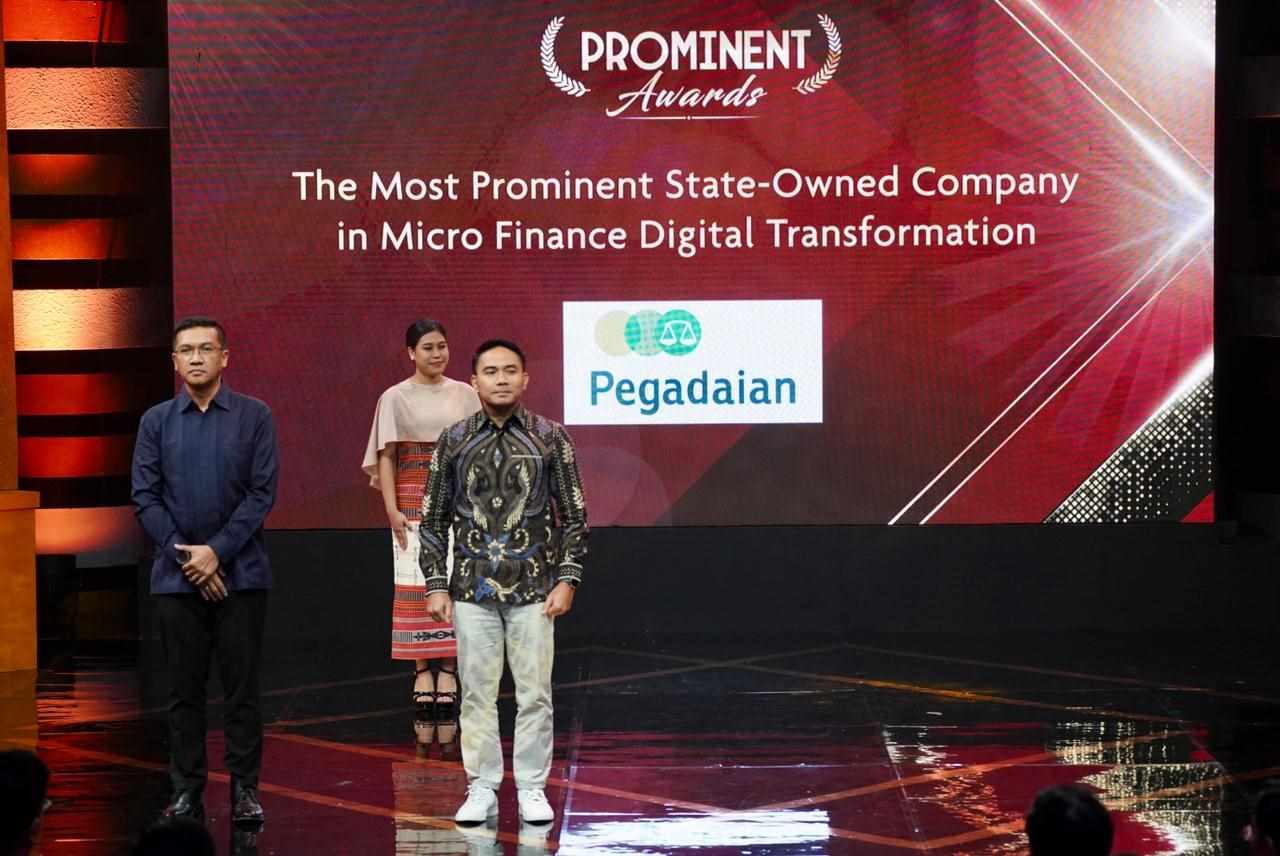 Pegadaian Raih Penghargaan Prominent Award 2023. (Istimewa)