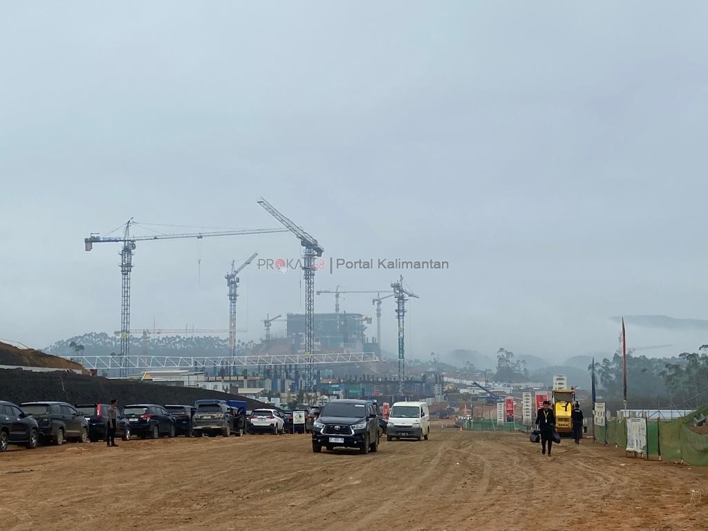 Otorita IKN menargetkan akan kembali melakukan groundbreaking pembangunan sejumlah infrastruktur penunjang IKN pada Desember nanti. (Foto : Erik Alfian/Prokal.co)