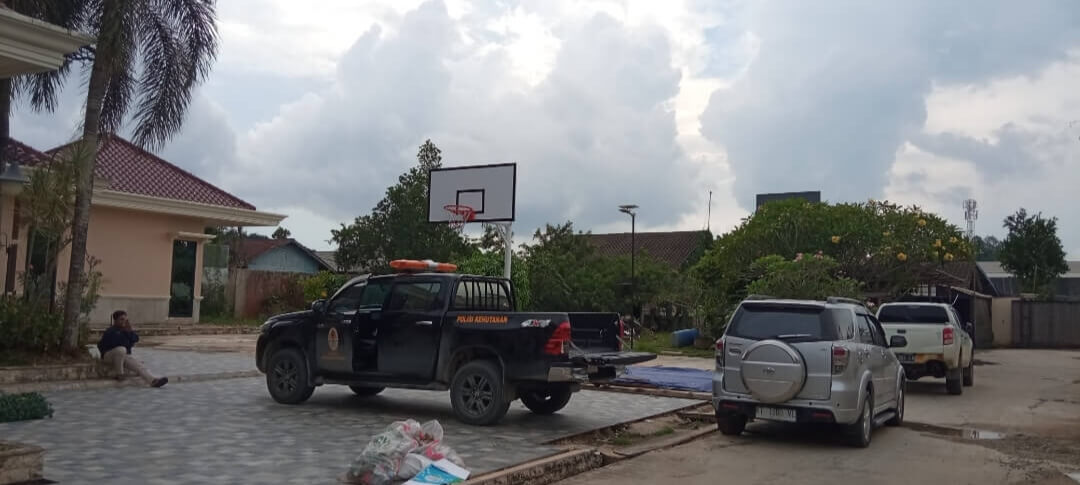 Suasana rumah pemelihara Harimau di Jl KH Wahid Hasyim 2 Sempaja Barat.
