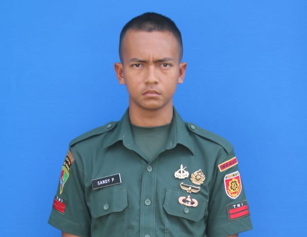 Pratu Sandy Primadana, prajurit TNI asal Kukar yang gugur di Papua. (Istimewa)
