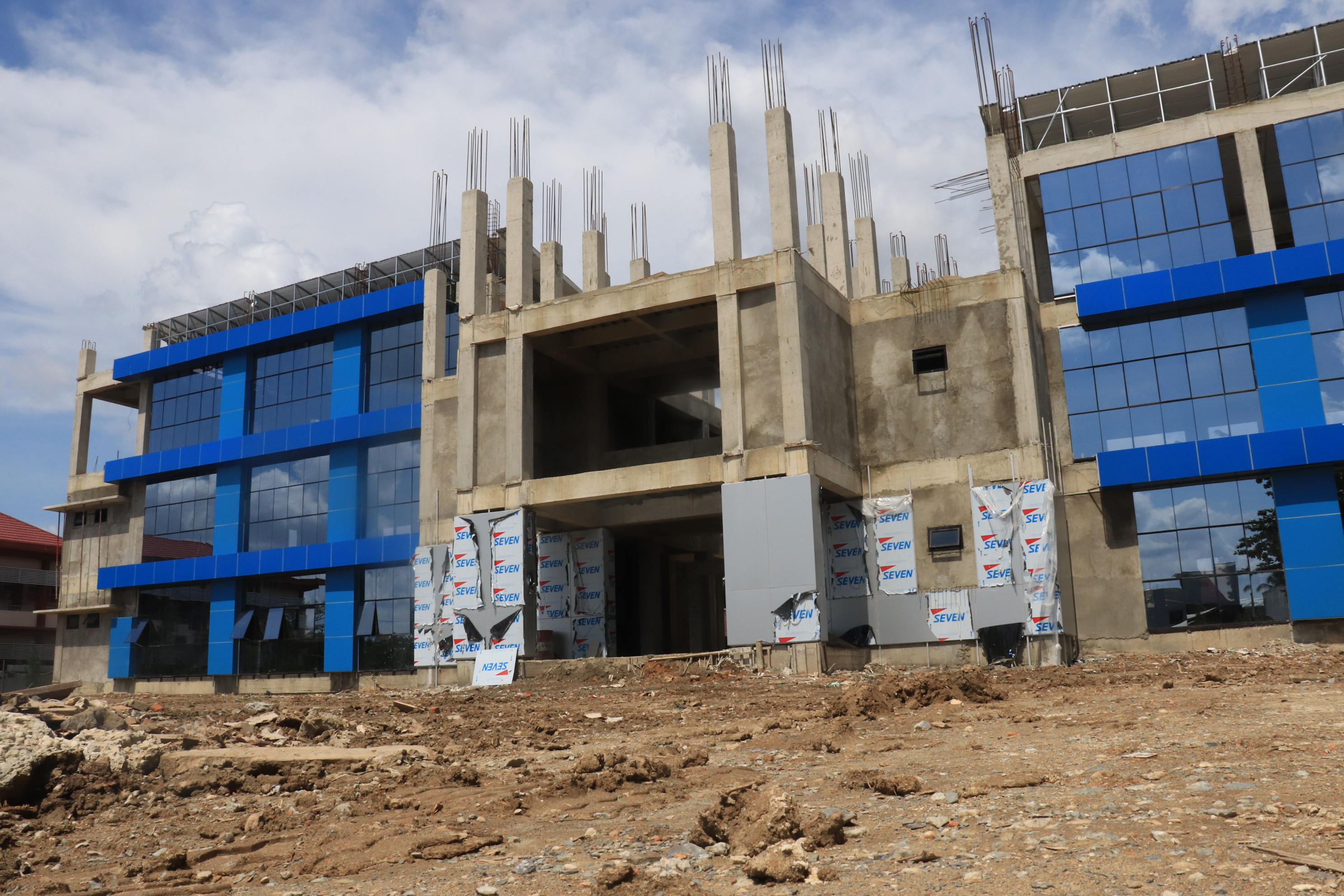 PEMBANGUNAN: Salah satu sekolah yang berada di Tanjung Selor, yang dibangun menggunakan APBN.