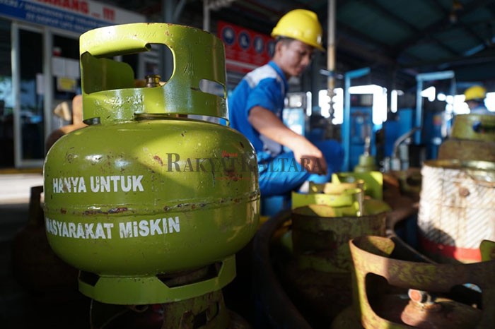 KEBUTUHAN LPG: Agen telah melakukan pendistribusian secara aktif untuk memenuhi kebutuhan tabung gas 3 kilogram kepada masyarakat.
