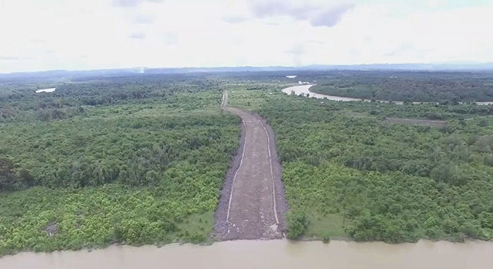 MEGA PROYEK: Rencana lokasi Pelabuhan Pesawan, Tanjung Selor.