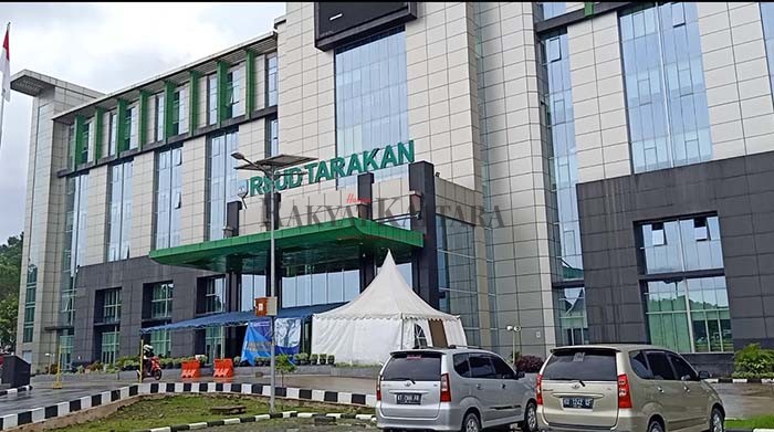 JAM BESUK DITIADAKAN: RSUD Tarakan meniadakan jam besuk dan kunjungan pasien sampai batas waktu yang belum ditentukan, Senin (21/9).
