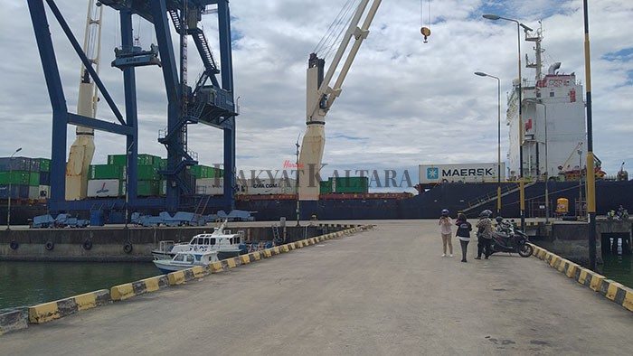 PERLUASAN DERMAGA: Akhir tahun 2021 perluasan dermaga Pelabuhan Malundung ditargetkan rampung.