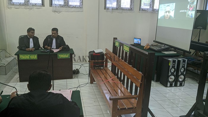 PEMBACAAN VONIS: Sidang terhadap terdakwa Mario Attihuta yang merupakan oknum polisi yang terjerat kasus narkoba.