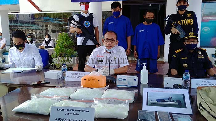 PENGUNGKAPAN SABU: Sepanjang tahun 2020, BNNP Kaltara berhasil mengungkap kasus penyalahgunaan narkotika jenis sabu.