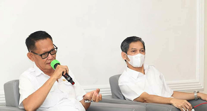 SOSIALISASI: Wakil Ketua DPRD Kaltara Andi Hamzah saat lakukan sosialisasi Perda 9/2019, pada Maret lalu.